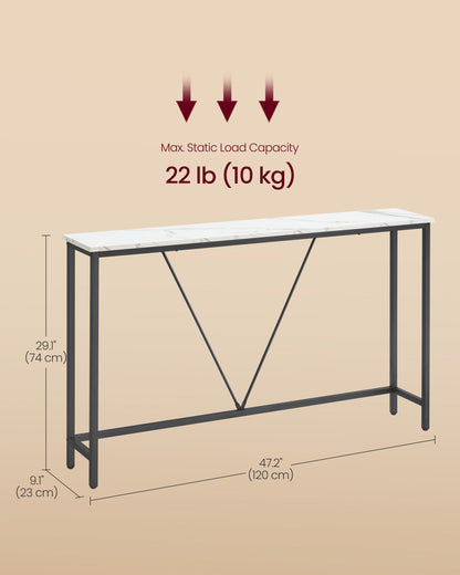 Console Table, Sofa Table, Narrow Entryway Table