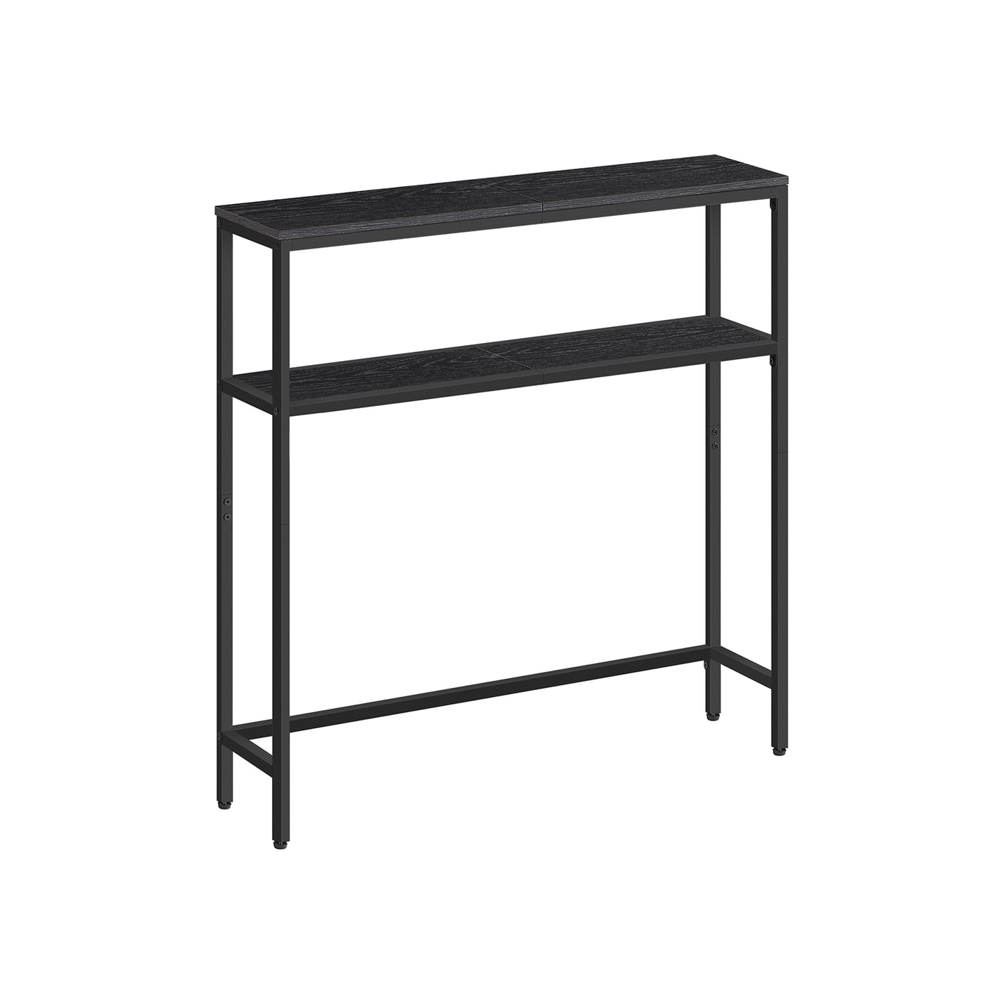 2-Tier Console Table with 2 Shelves