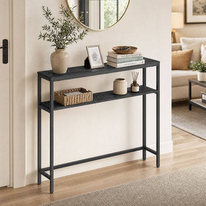 Console Table, 2-Tier Sofa Table, 20 x 100 x 80 cm - image 5