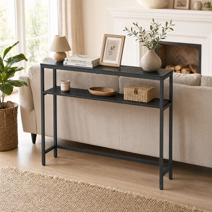 Console Table, 2-Tier Sofa Table, 20 x 100 x 80 cm - image 6