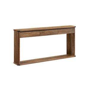 63 Inches Console Table with 3 Drawers