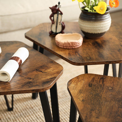 Set of 3 Nesting Coffee Table - image 6