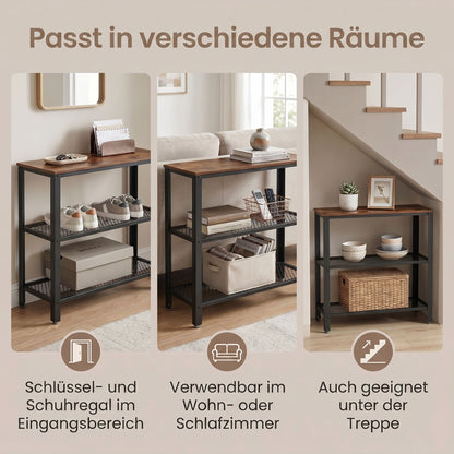 9-Cube Storage Organizer with Non-Woven Fabric Storage Boxes, Modular, Space-Saving