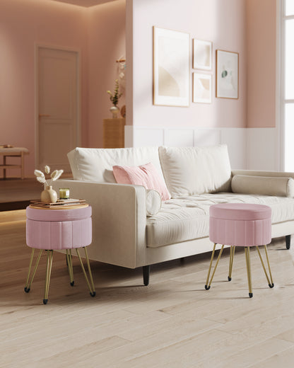 Small Vanity Stool Chair with Storage - image 14