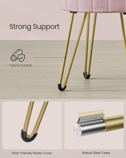 Small Vanity Stool Chair with Storage - image 17
