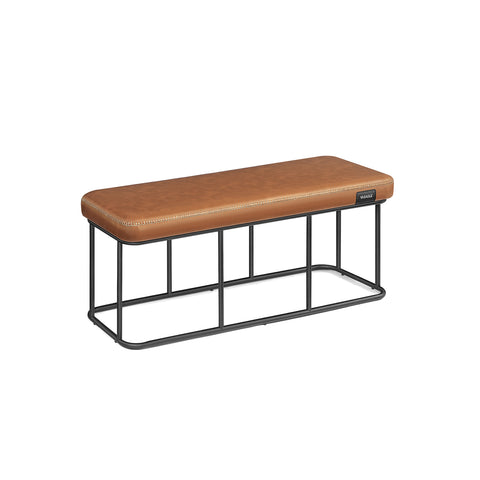 EKHO Collection - Bench for Entryway Bedroom, Caramel Brown