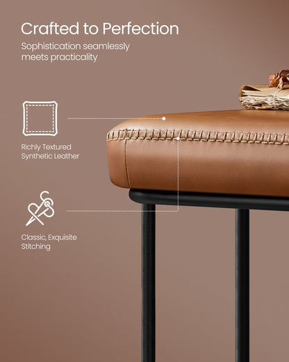 EKHO Collection - Storage Bench with Steel for Entryway