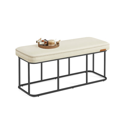EKHO Collection - Storage Bench with Steel for Entryway