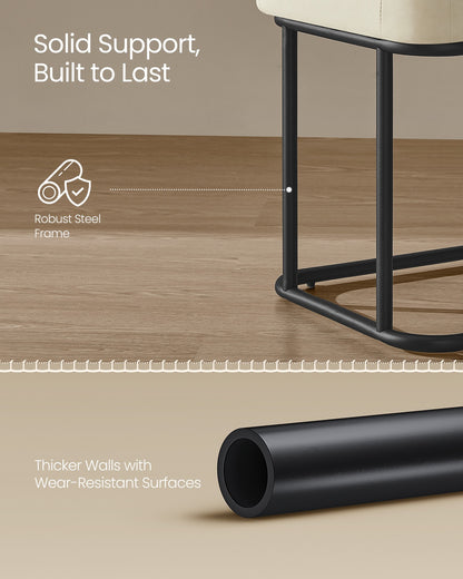 EKHO Collection - Storage Bench with Steel for Entryway