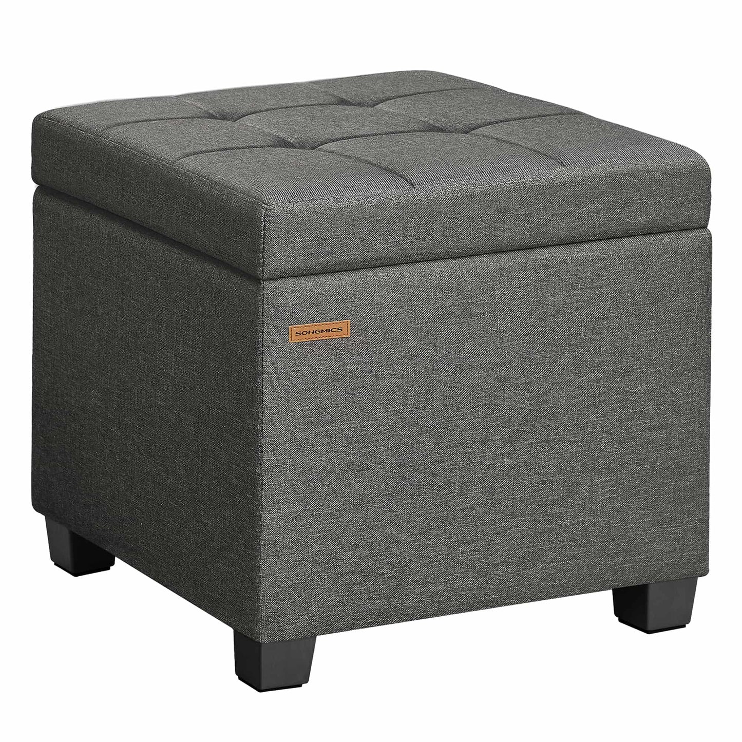 Linen storage ottoman with lid for bedroom or living room - image 8