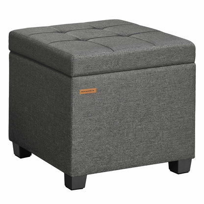 Linen storage ottoman with lid for bedroom or living room - image 8