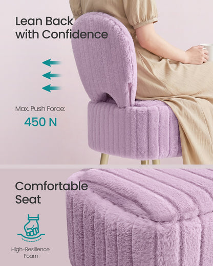 Small Vanity Chair with Storage & Folding Backrest - image 26