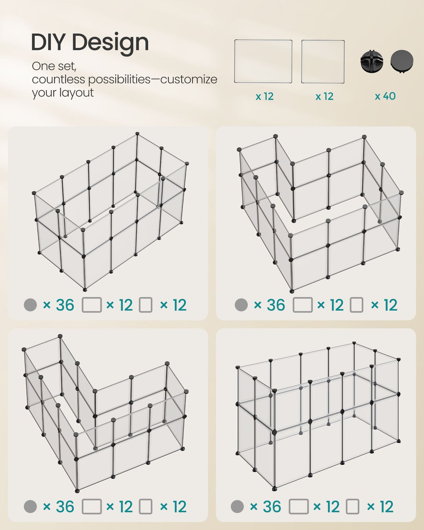 Clear Pet Playpen - image 2