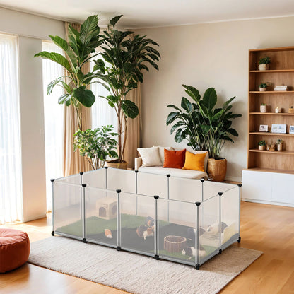 Small Animal Cage, Removable Mat Pet Playpen - image 1