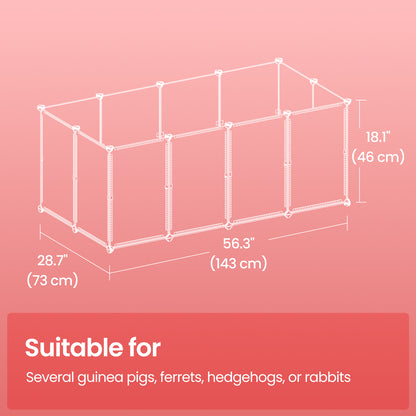 Small Animal Cage, Removable Mat Pet Playpen - image 6