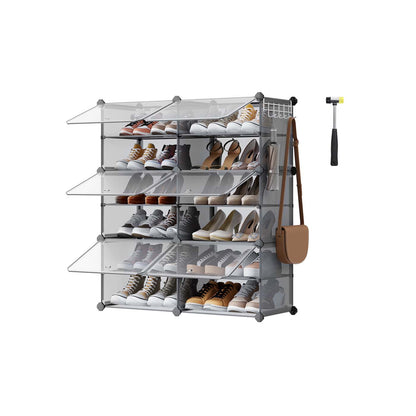 Interlocking Shoe Rack Black - image 23