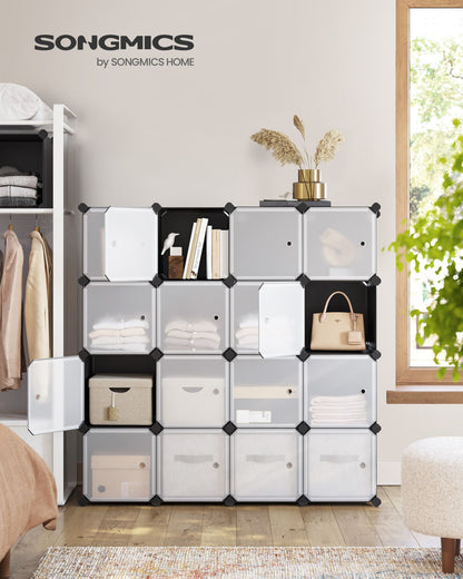 Set of 16 Plastic Cubes