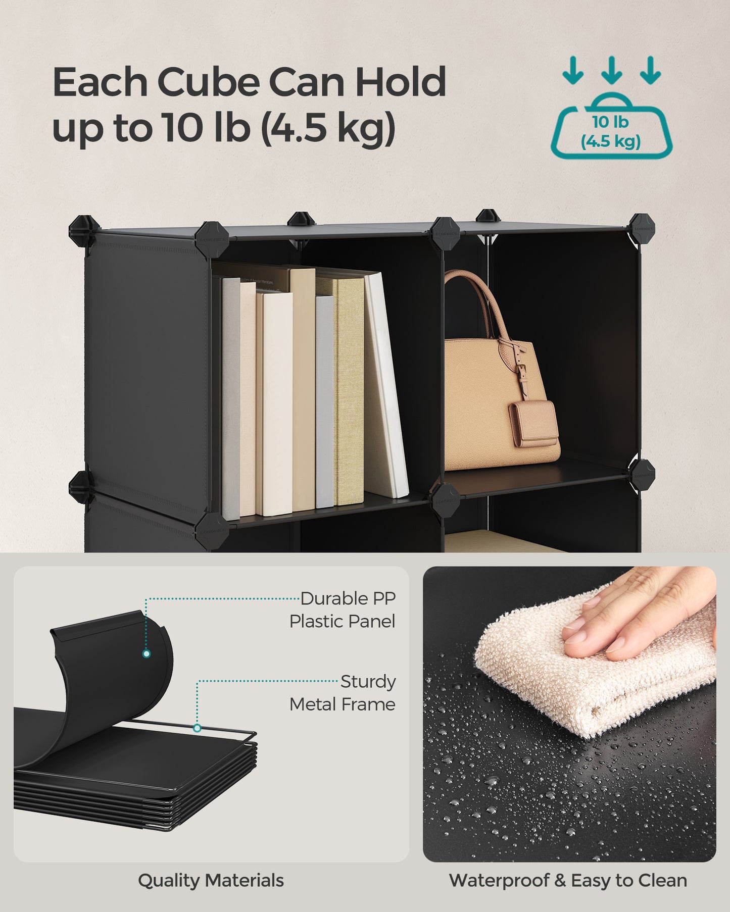 Set of 16 Plastic Cubes