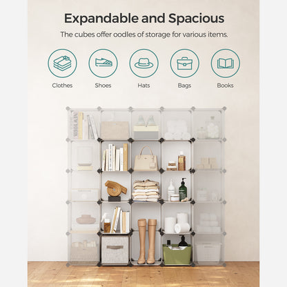 16 Cubes Shoe Rack