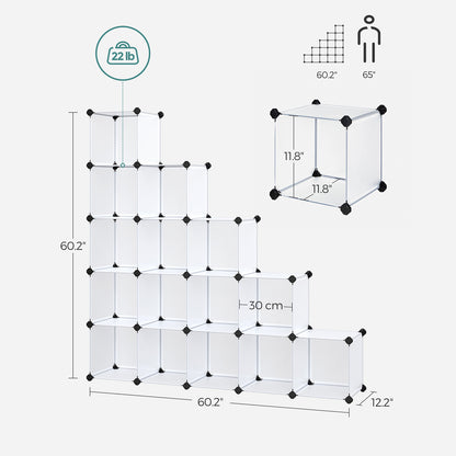 16 Cubes Shoe Rack