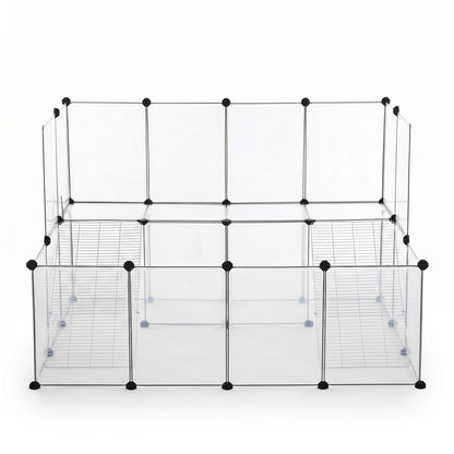 2-Story Small Animal Playpen, White