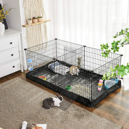 Pet Playpen with Divider Panel
