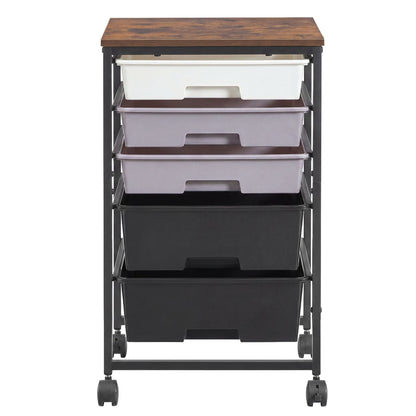 5-Drawer Rolling Storage Cart - image 20