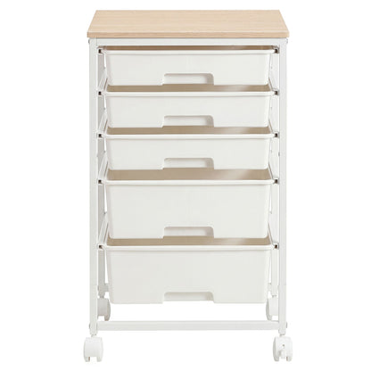 5-Drawer Rolling Storage Cart - image 7