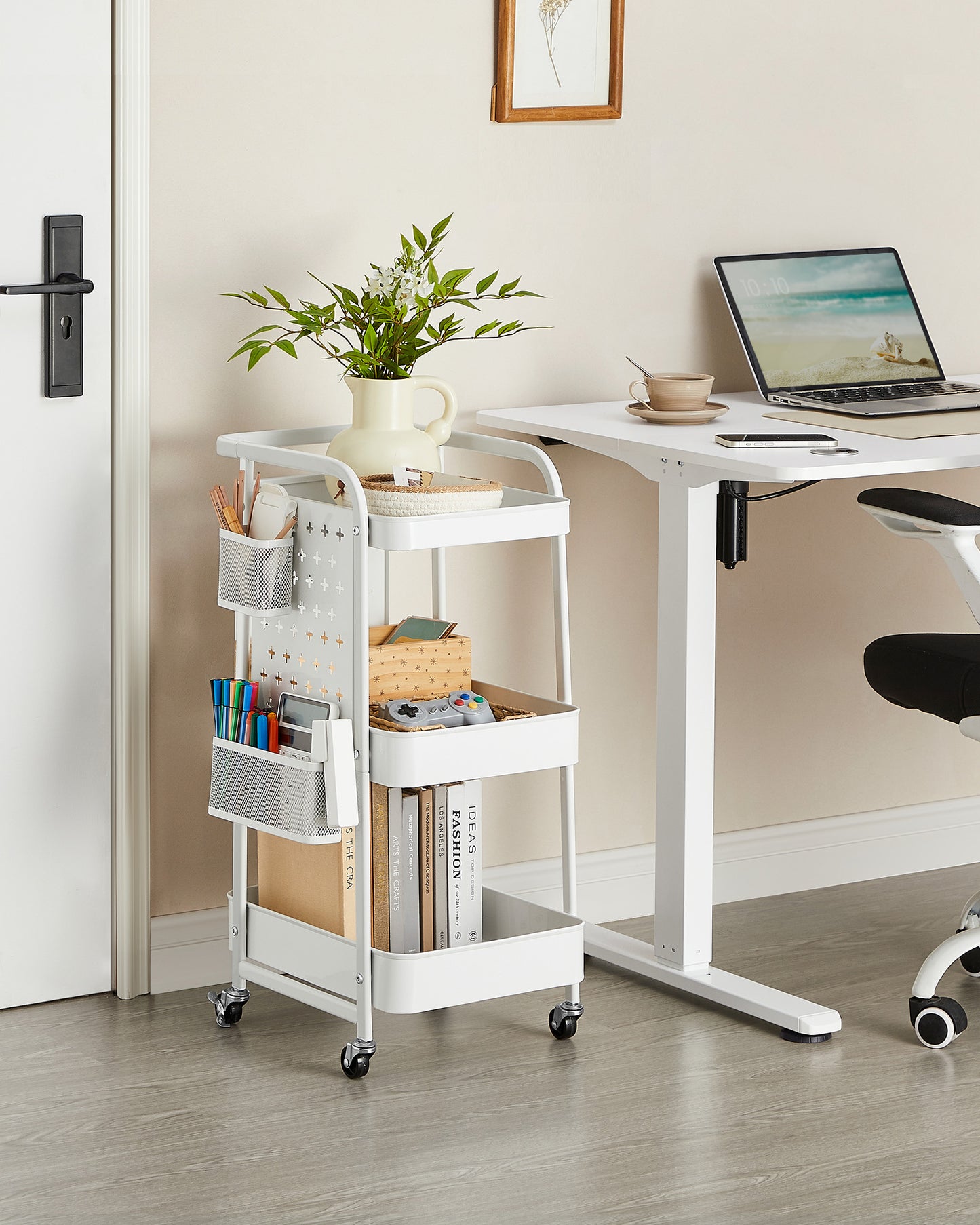 3-Tier Storage Cart with wheels - image 2