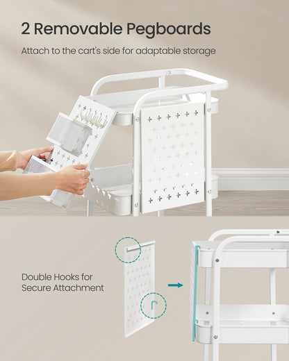 3-Tier Storage Cart with wheels - image 4