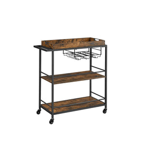 Kitchen Serving Cart with Removable Tray
