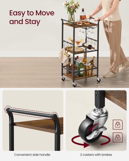 3-Tier Bar Cart - image 1
