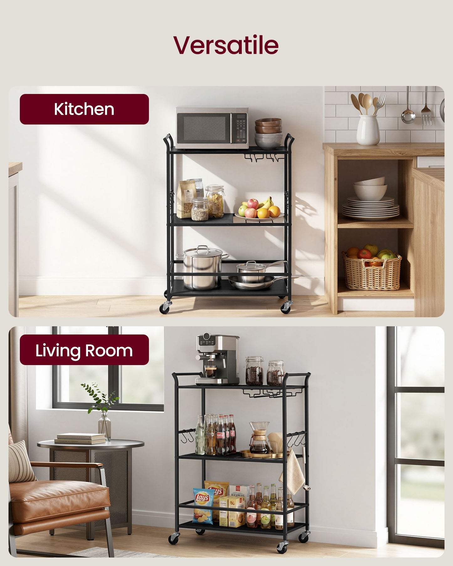3-Tier Bar Cart - image 5