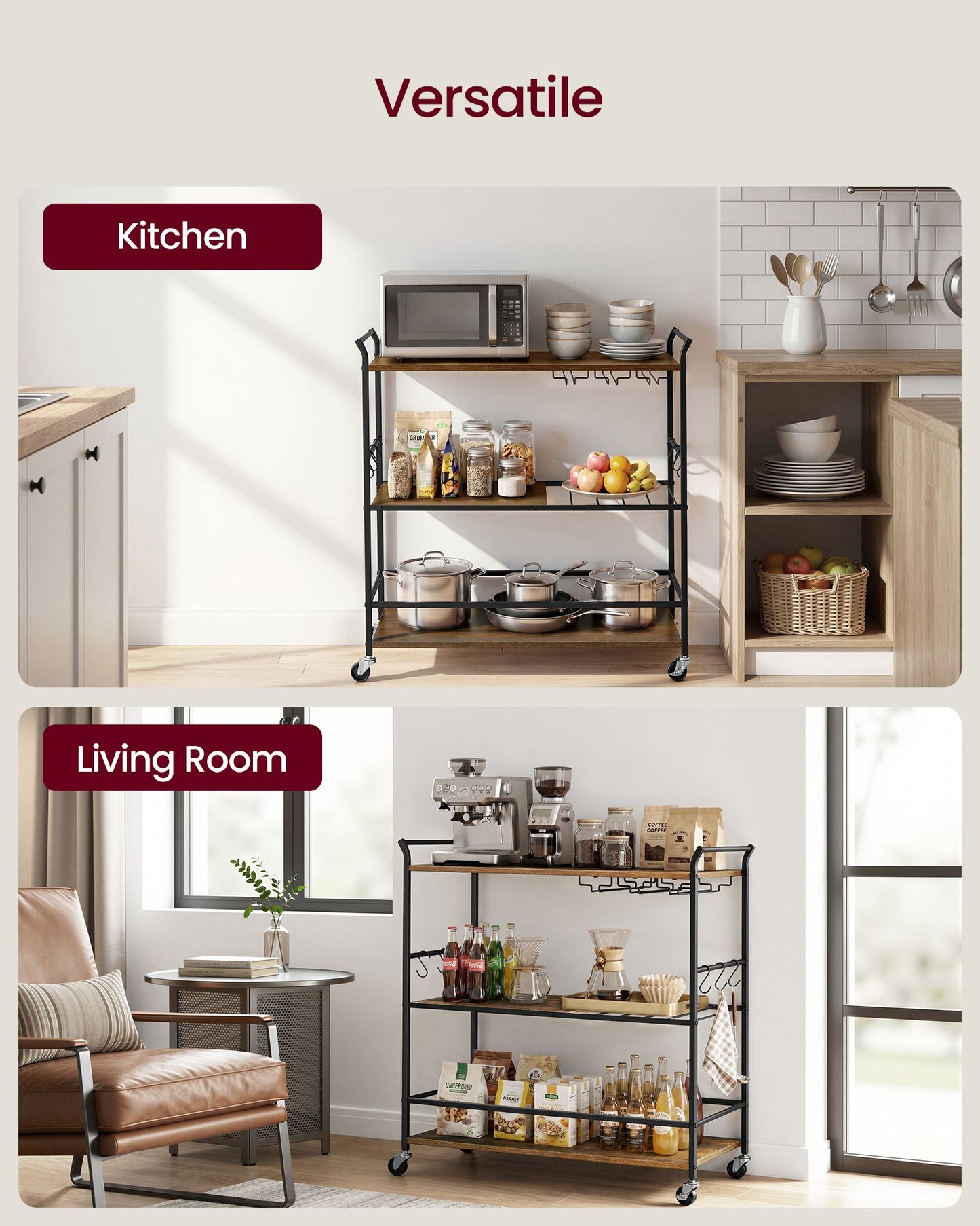 3-Tier Bar Cart - image 13