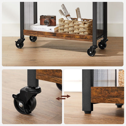 3-Tier Narrow Storage Cart with Wheels - image 6