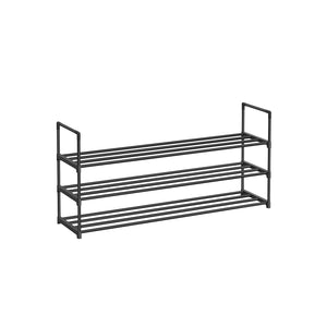 3 Tier Metal Shoe Rack for 18 Pairs of Shoes