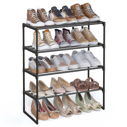 Shoe Rack 2-Tier Shoe Organizer 11.8 x 26.8 x 13.2 Inches Black - image 16