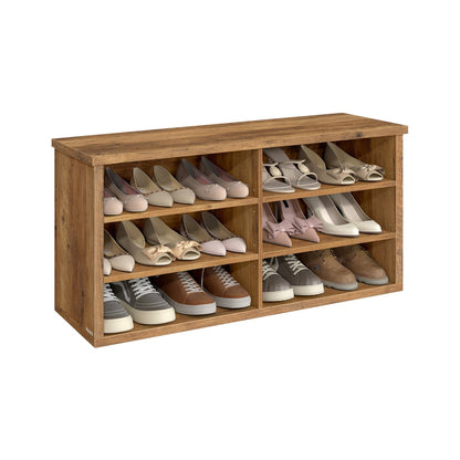 Shoe Storage Bench with Removable Cushion - image 28
