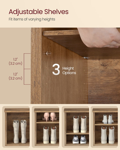 Shoe Storage Bench with Removable Cushion - image 9