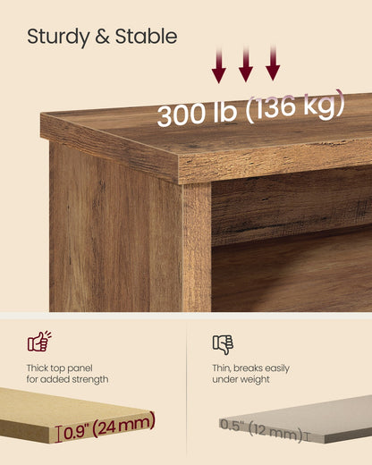 Shoe Storage Bench with Removable Cushion - image 10