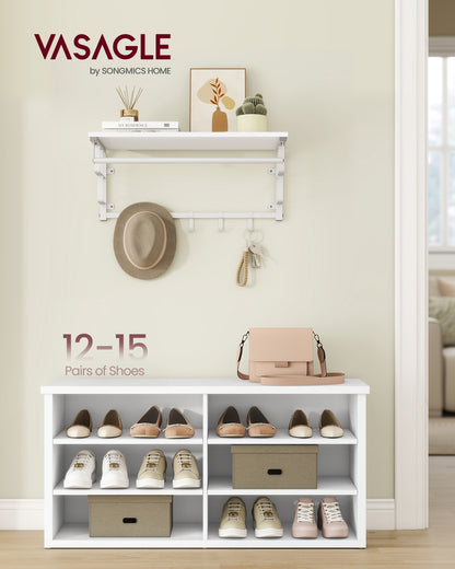 Shoe Storage Bench with Removable Cushion - image 14