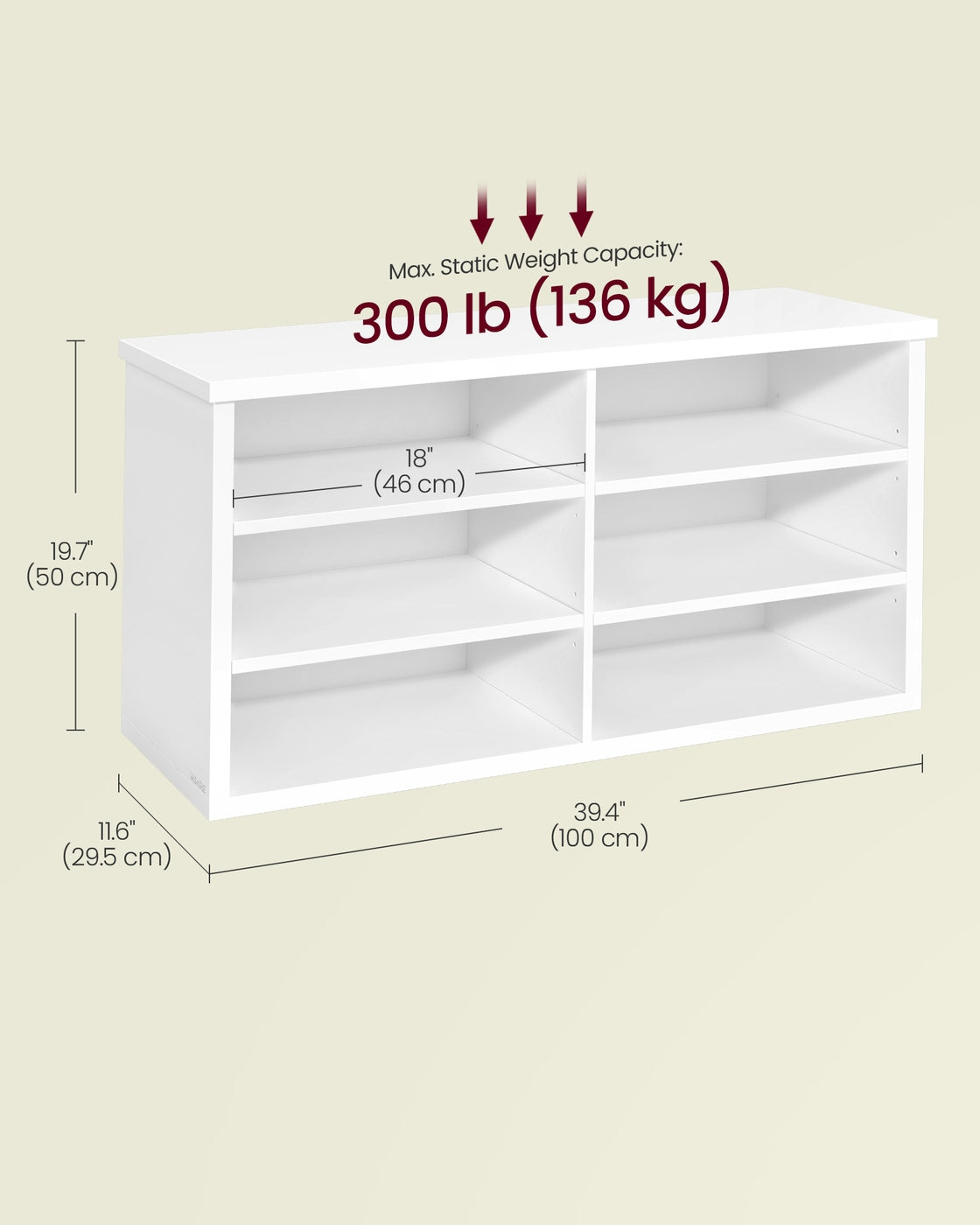 Shoe Storage Bench with Removable Cushion - image 18