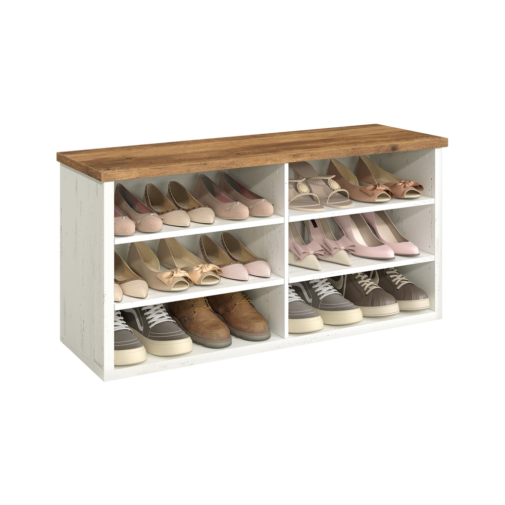 Shoe Storage Bench with Removable Cushion - image 25