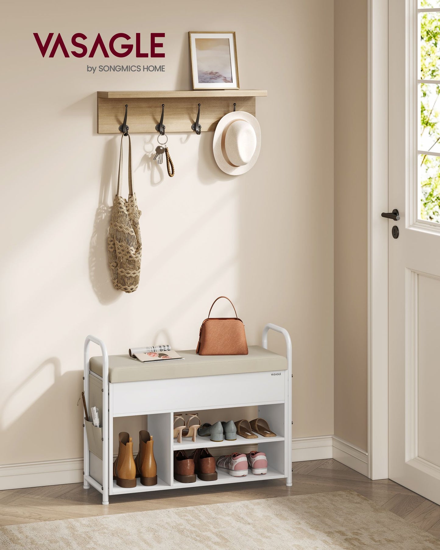 Shoe Bench, Shoe Rack, Entryway Furniture