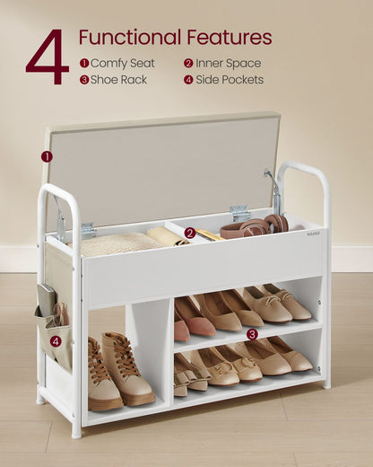 Shoe Bench, Shoe Rack, Entryway Furniture