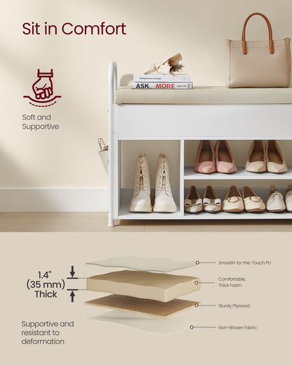 Shoe Bench, Shoe Rack, Entryway Furniture