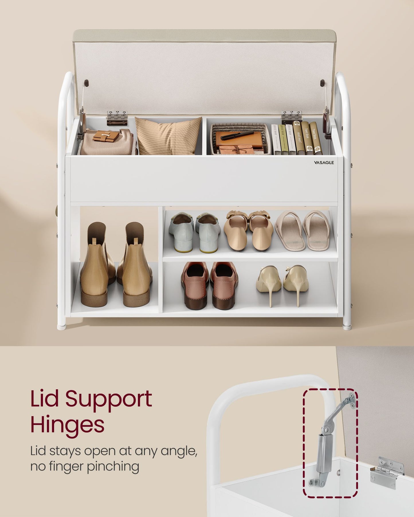 Shoe Bench, Shoe Rack, Entryway Furniture
