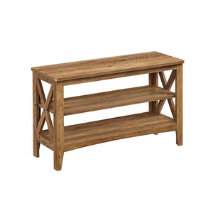 2-Tier Entryway Storage Bench, Holds up to 300 lb