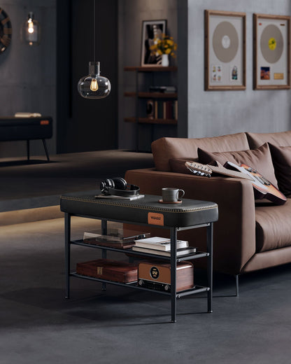 EKHO Collection - Shoe Bench with Metal Shelves - HWLEXTRA 