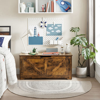 Storage Trunk with 2 Safety Hinges